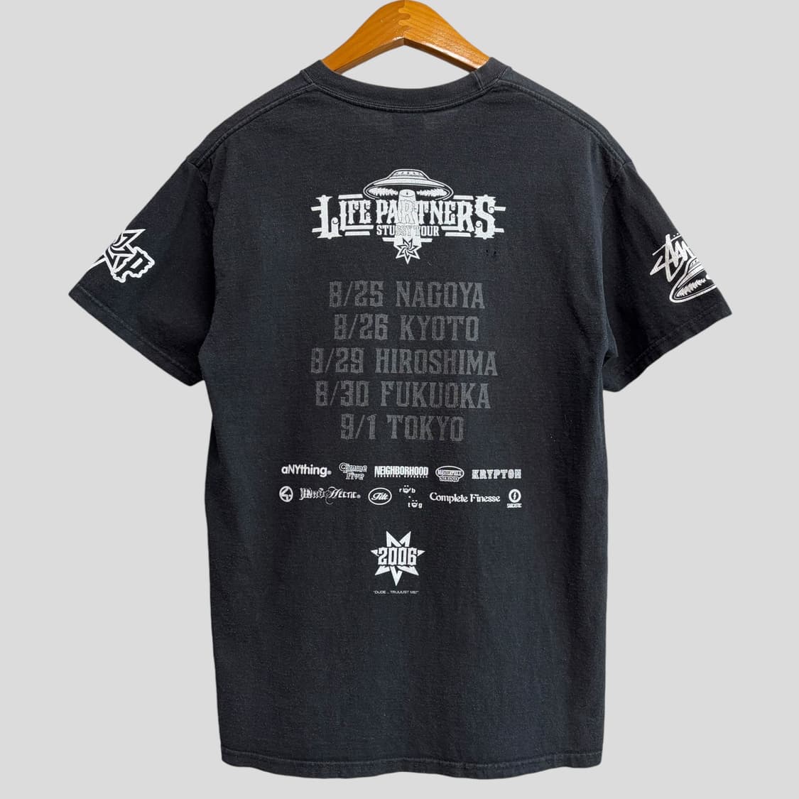 (M)stussy 스투시 06 라이프 파트너스 투어 반팔티셔츠 상품이미지6