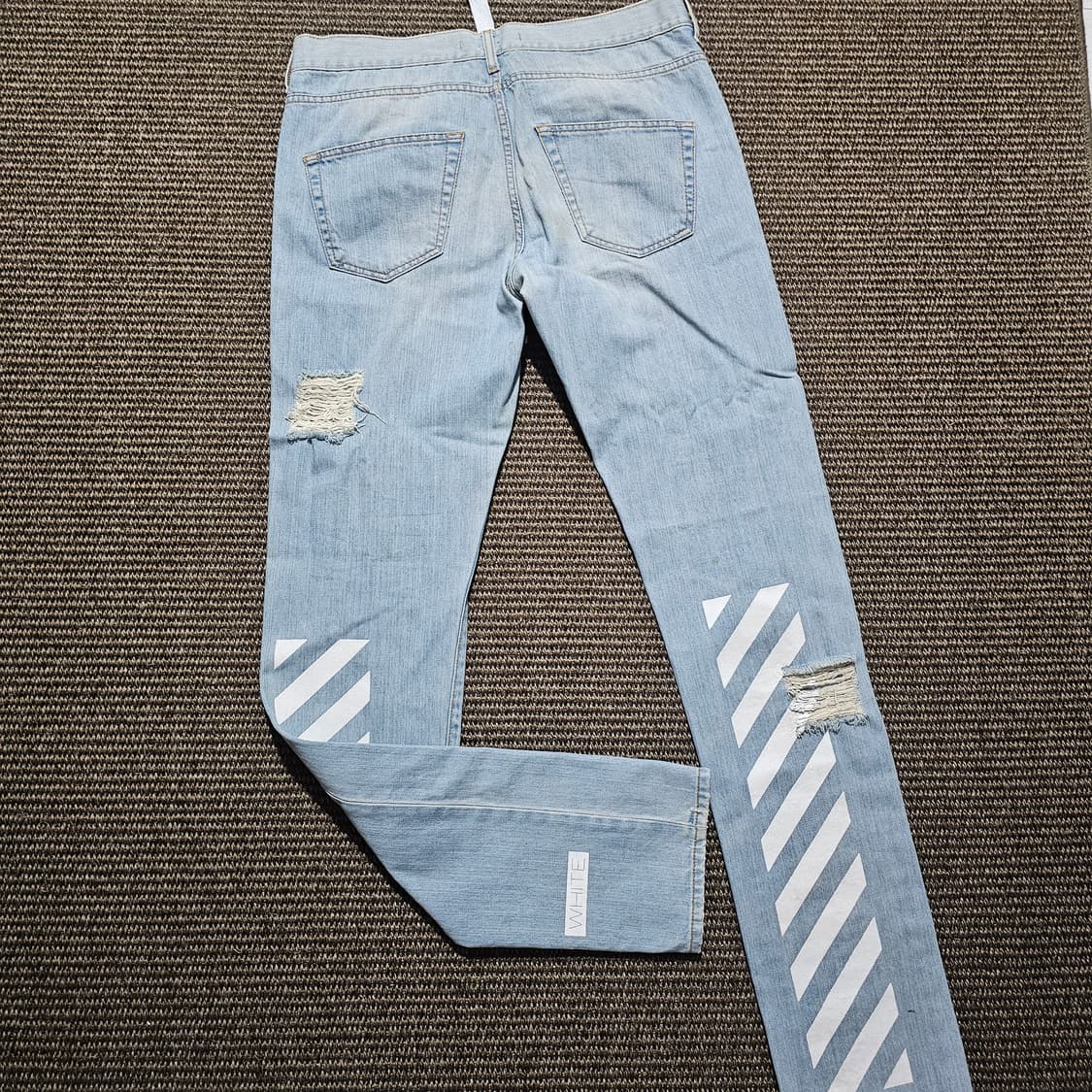Off white 워싱 데님 팬츠 32 상품이미지2
