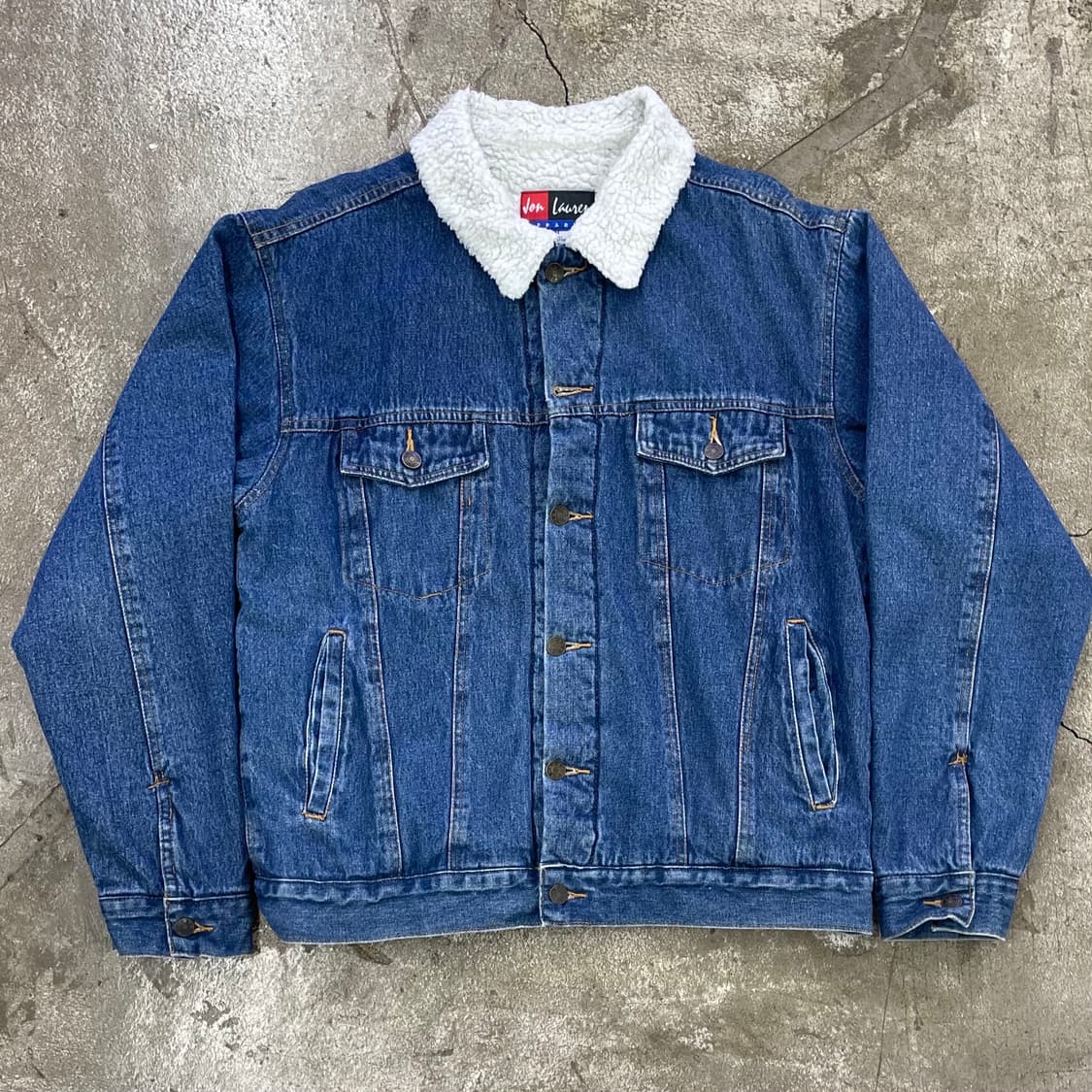 빈티지 쉐르파 데님자켓 L 상품이미지1
