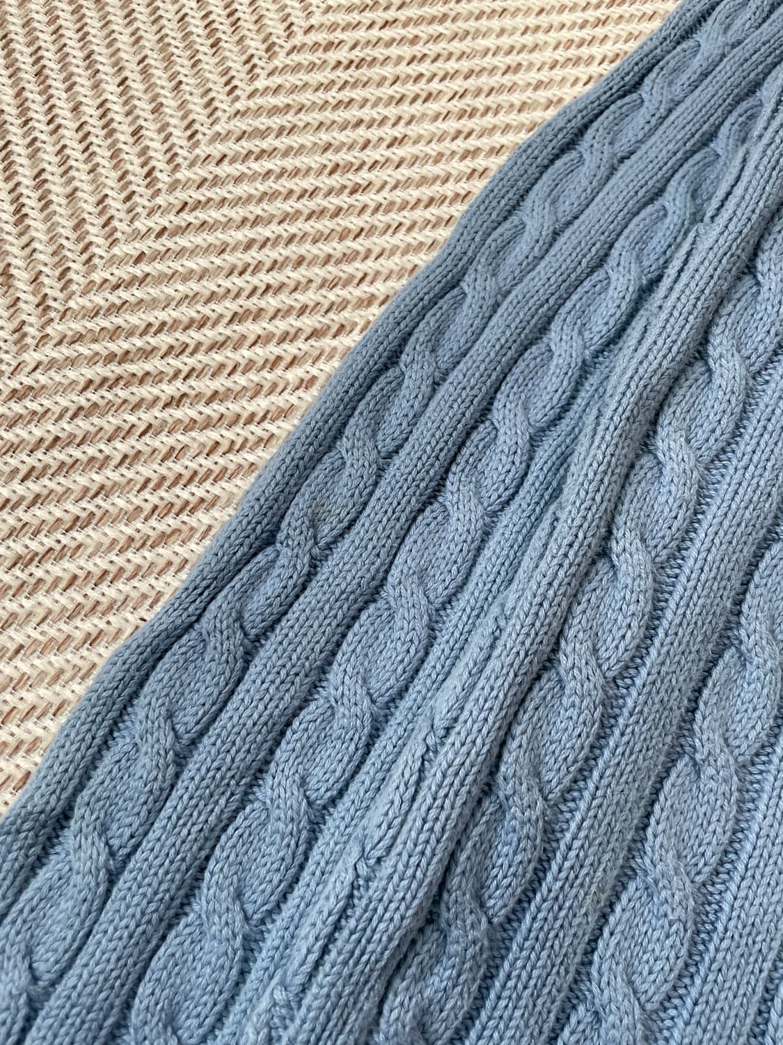 엘엘빈 스카이블루 케이블 니트 가디건 J03312 상품이미지3