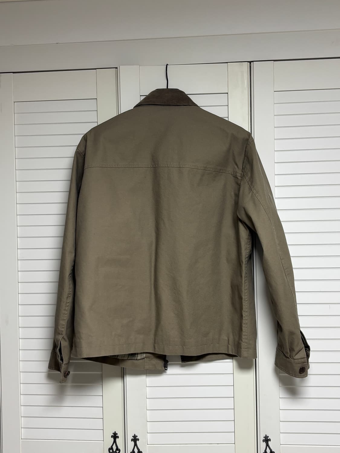 유니클로 숏 블루종 집업 자켓 브라운 상품이미지3