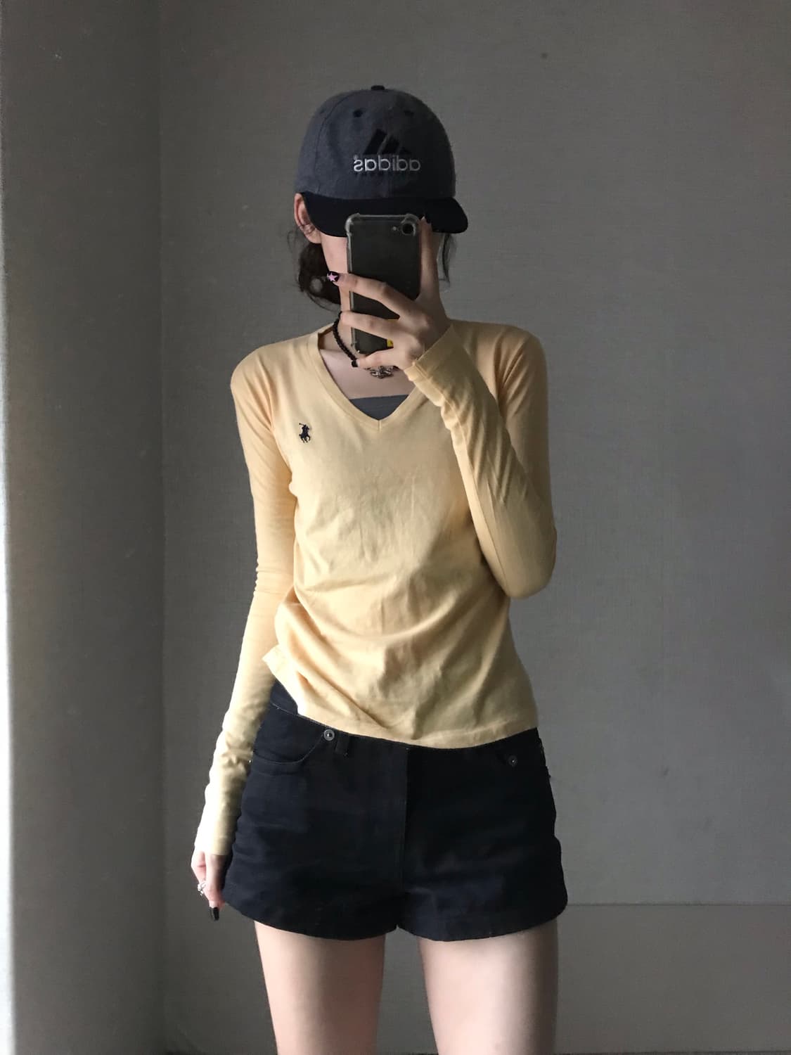 폴로 연노랑 슬림핏 롱슬리브 상품이미지4