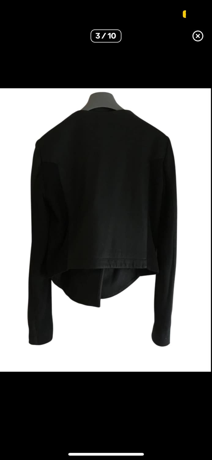 헬무트랭 레이디스 램스킨 라이더 자켓 상품이미지3