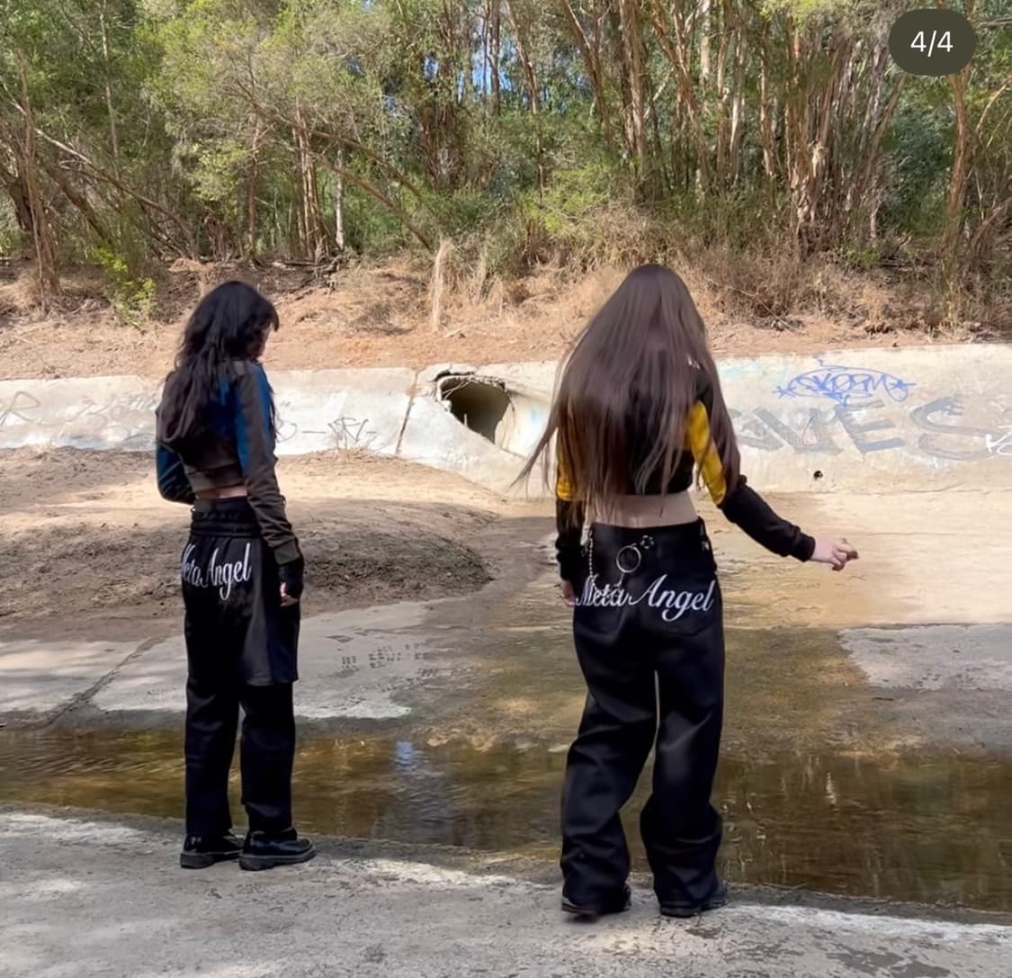 디와이도샵 meta angel 바지 상품이미지3