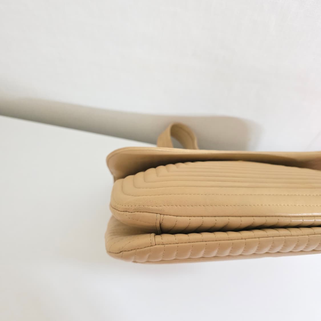 정품) 발리 퀼팅 베이지 여성 토트백  상품이미지5