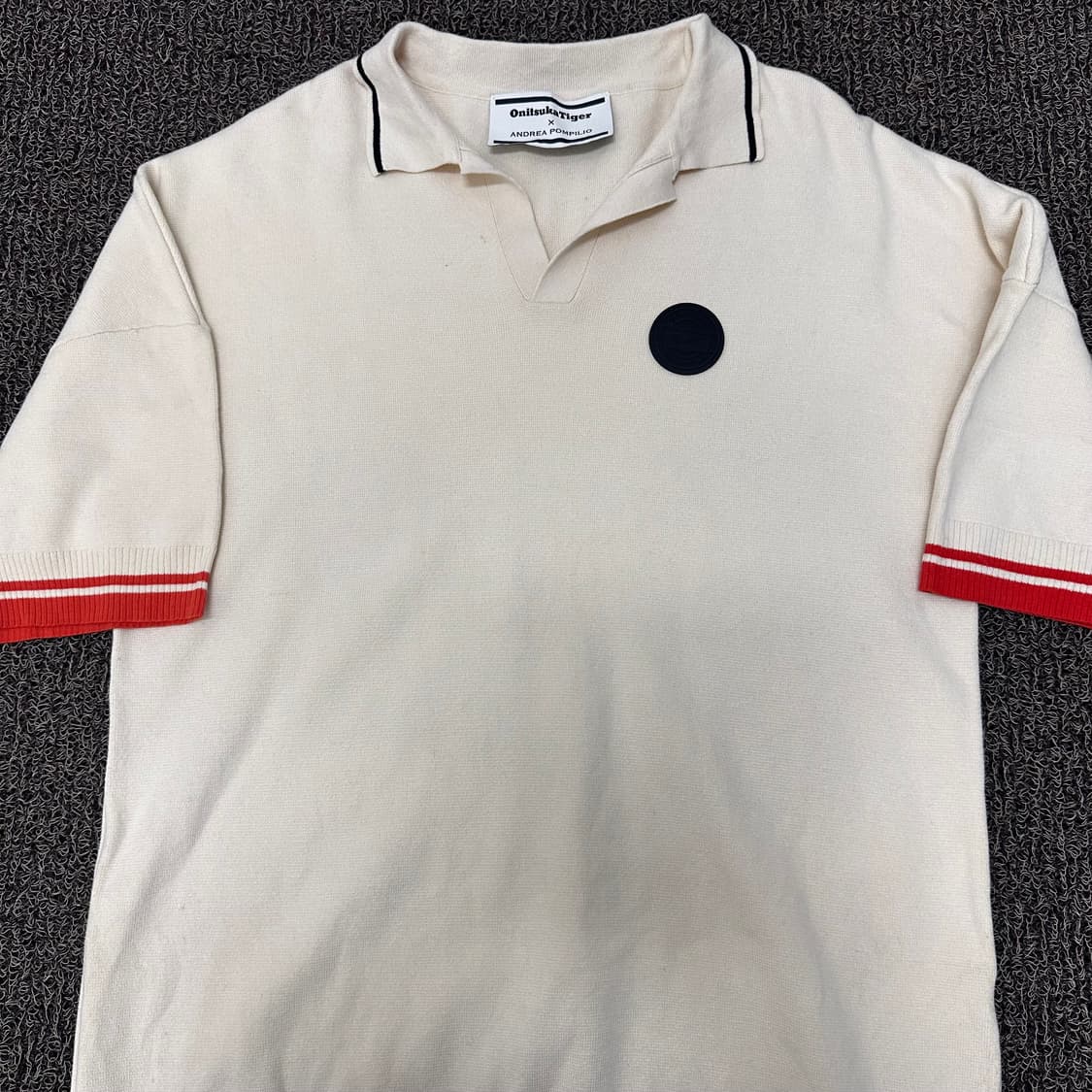 오니츠카타이거 니트 반팔티셔츠 M 상품이미지2