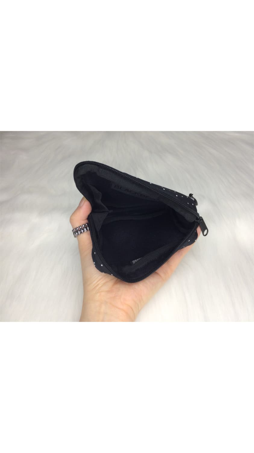 porter 포터 블랙 도트 땡땡이 지갑 상품이미지6