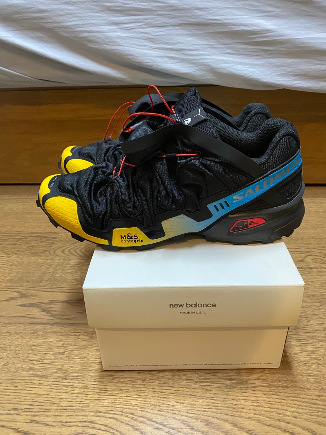 살로몬 Y/PROJECT 스피드크로스 블랙레몬 285 상품이미지2