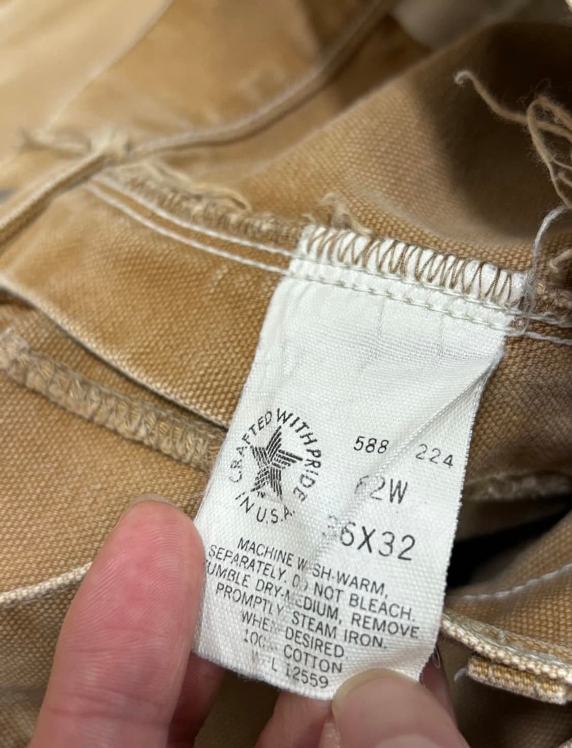 80s 칼하트 B01 더블니 usa 상품이미지3