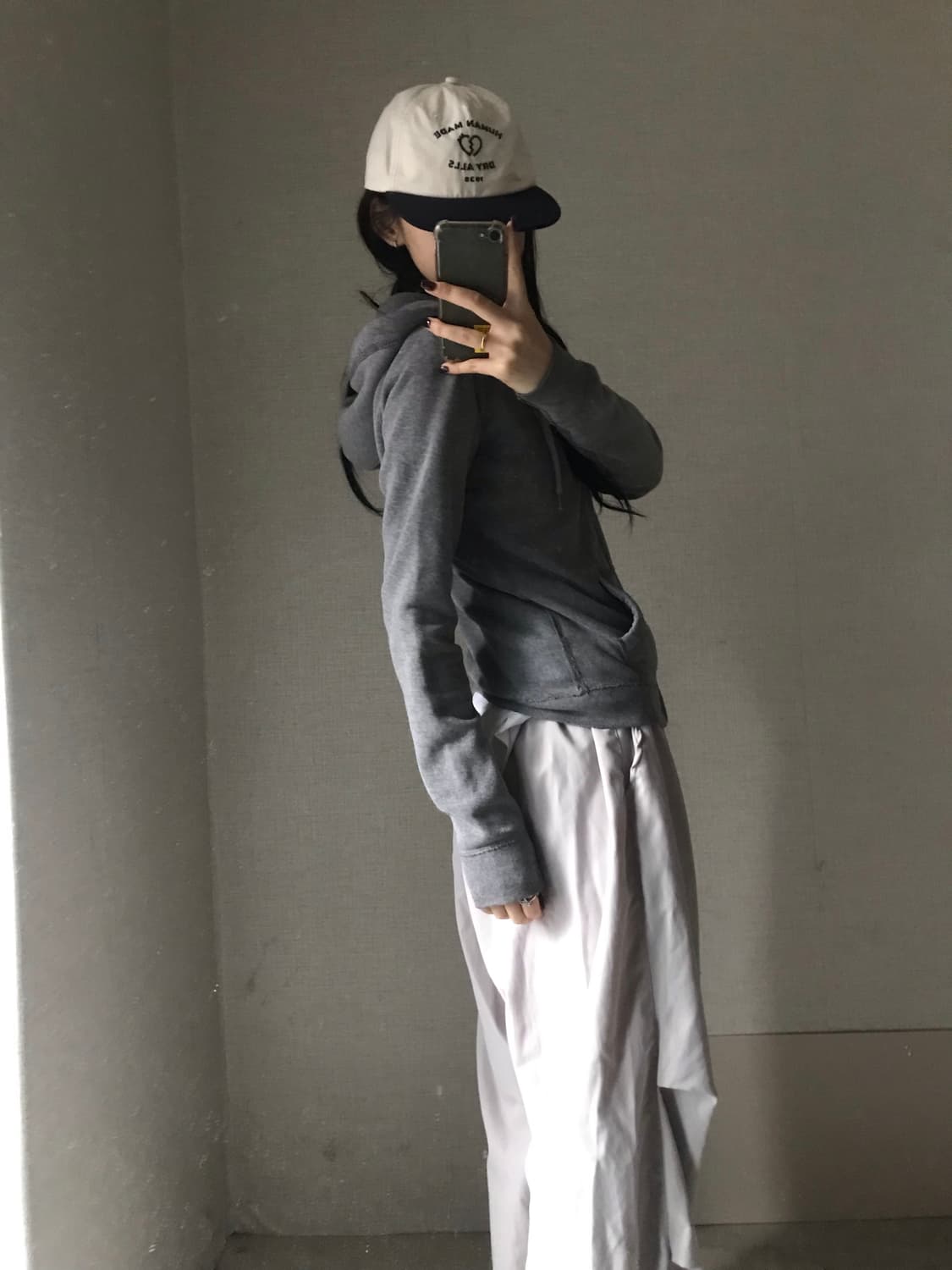 아베크롬비 그레이 슬림핏 후드집업 상품이미지5