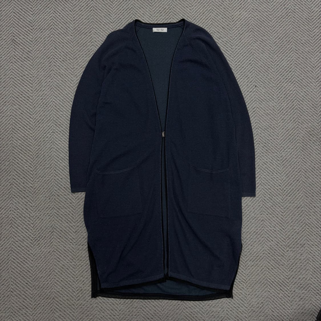 SJSJ 롱 니트 집업 v1481  상품이미지1