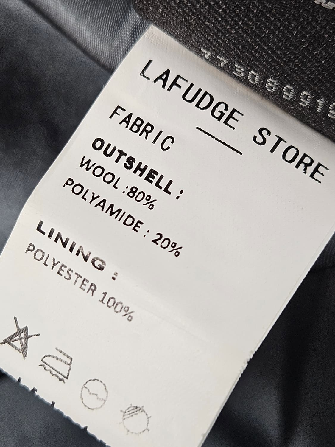 라퍼지스토어 울리치 발마칸 맥코트 트렌치코트 블렌드 S 오버핏 블랙 상품이미지6