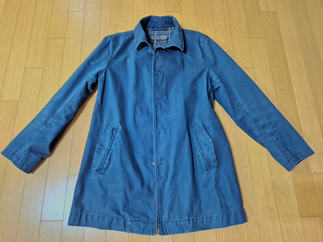 GAP 갭 인디고 코튼 코트 상품이미지1