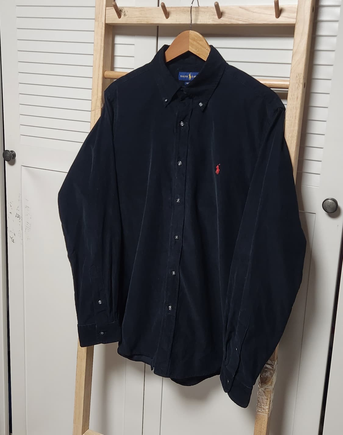 폴로 랄프로렌 블랙 코듀로이 셔츠 상품이미지2