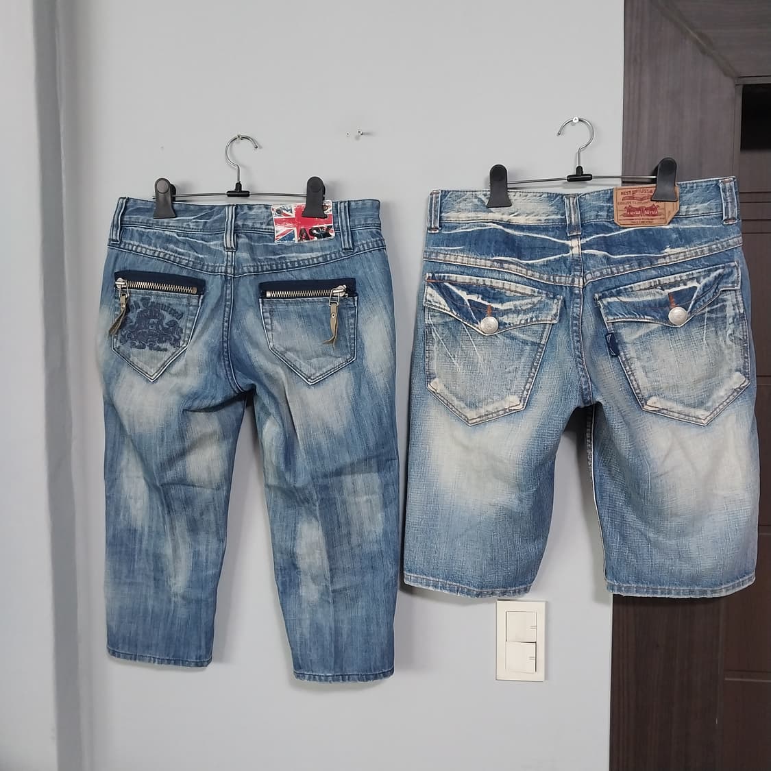 남성 청바지 6-7 부 여름 2벌 남자32인치 상품이미지4