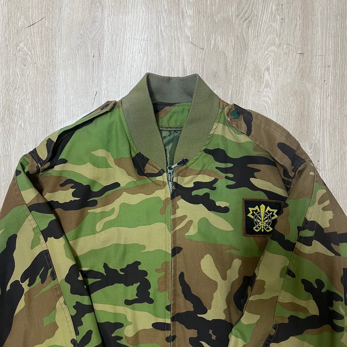 앤틱스태틱 남성 MA-1 밀리터리 카모 항공점퍼 L(100) 상품이미지3