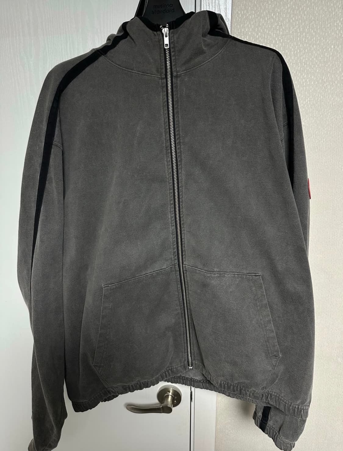 카브엠트 오버다이 테이프드 후드집업 L 상품이미지2