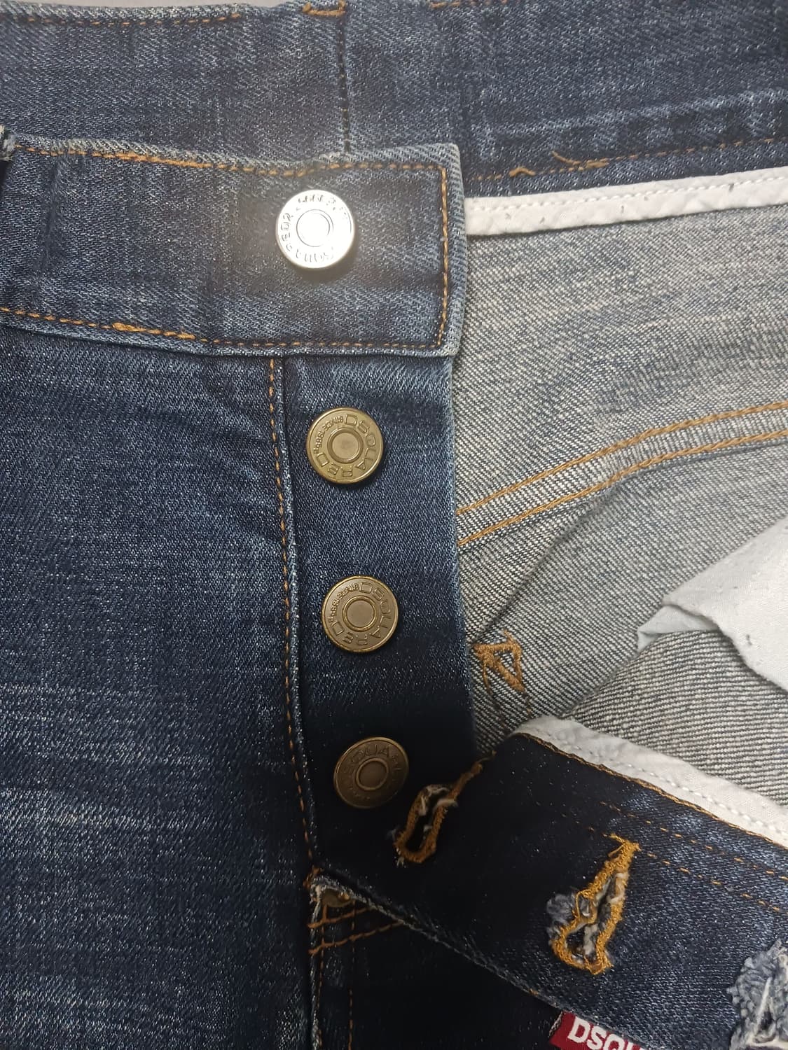 [32] 디스퀘어드2 녹워싱 셀비지 슬림진 청바지 상품이미지6