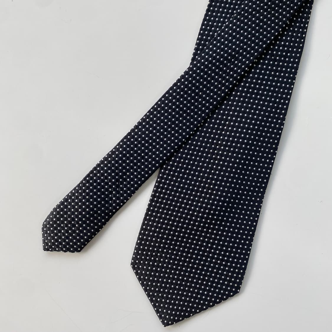 에르메네질도 제냐 정품 블랙 명품 넥타이 상품이미지3