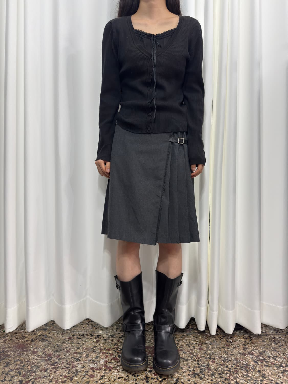 layered knit cardigan 상품이미지3