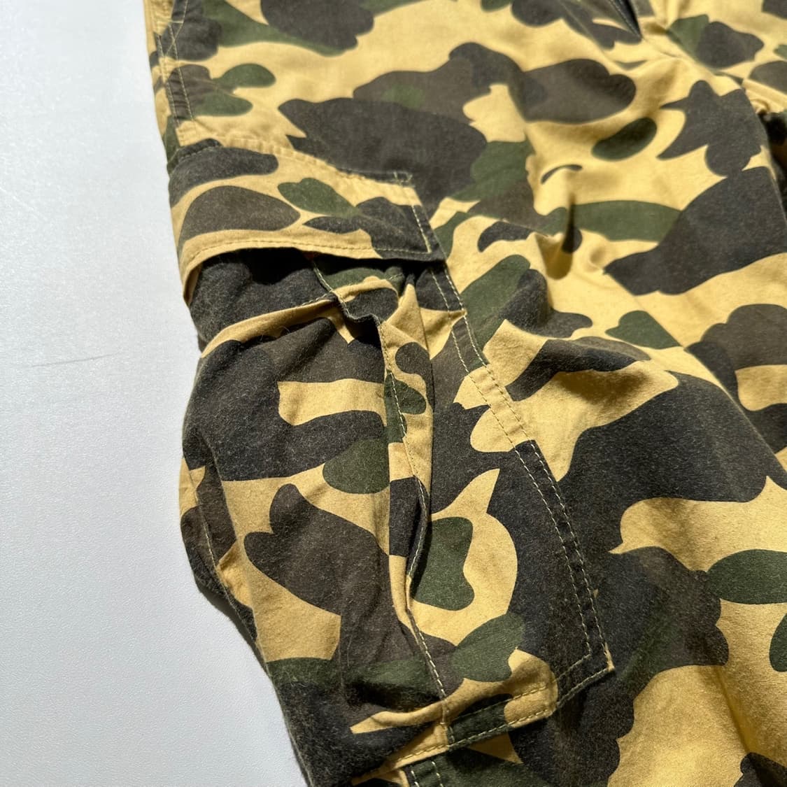 Bape 베이프 카모 7부 카고 팬츠 상품이미지4