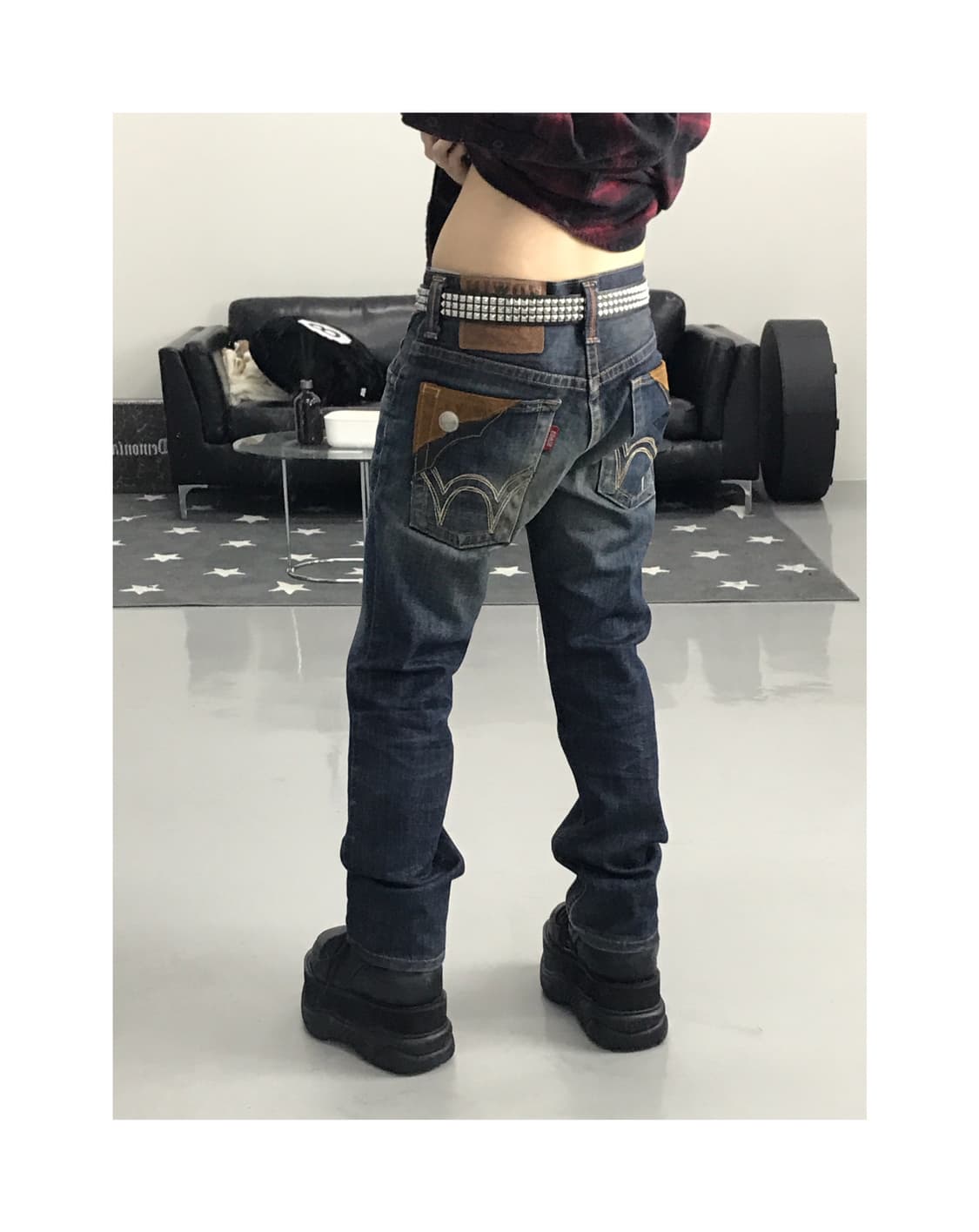 Edwin Detail Denim Jeans 상품이미지1