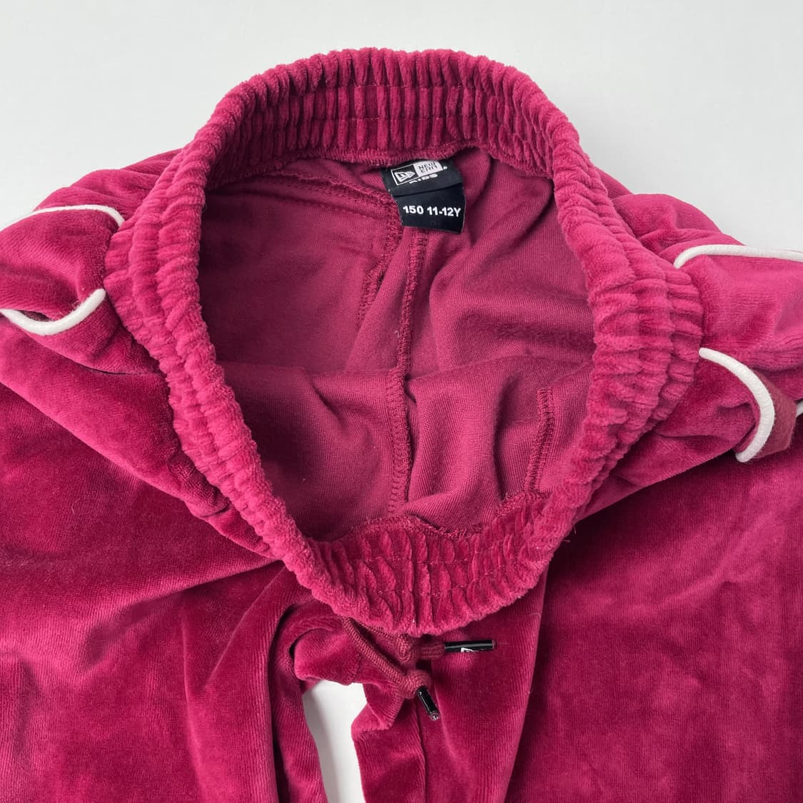 [중고] 뉴에라 키즈 벨벳 트랙 세트 버건디 상품이미지9