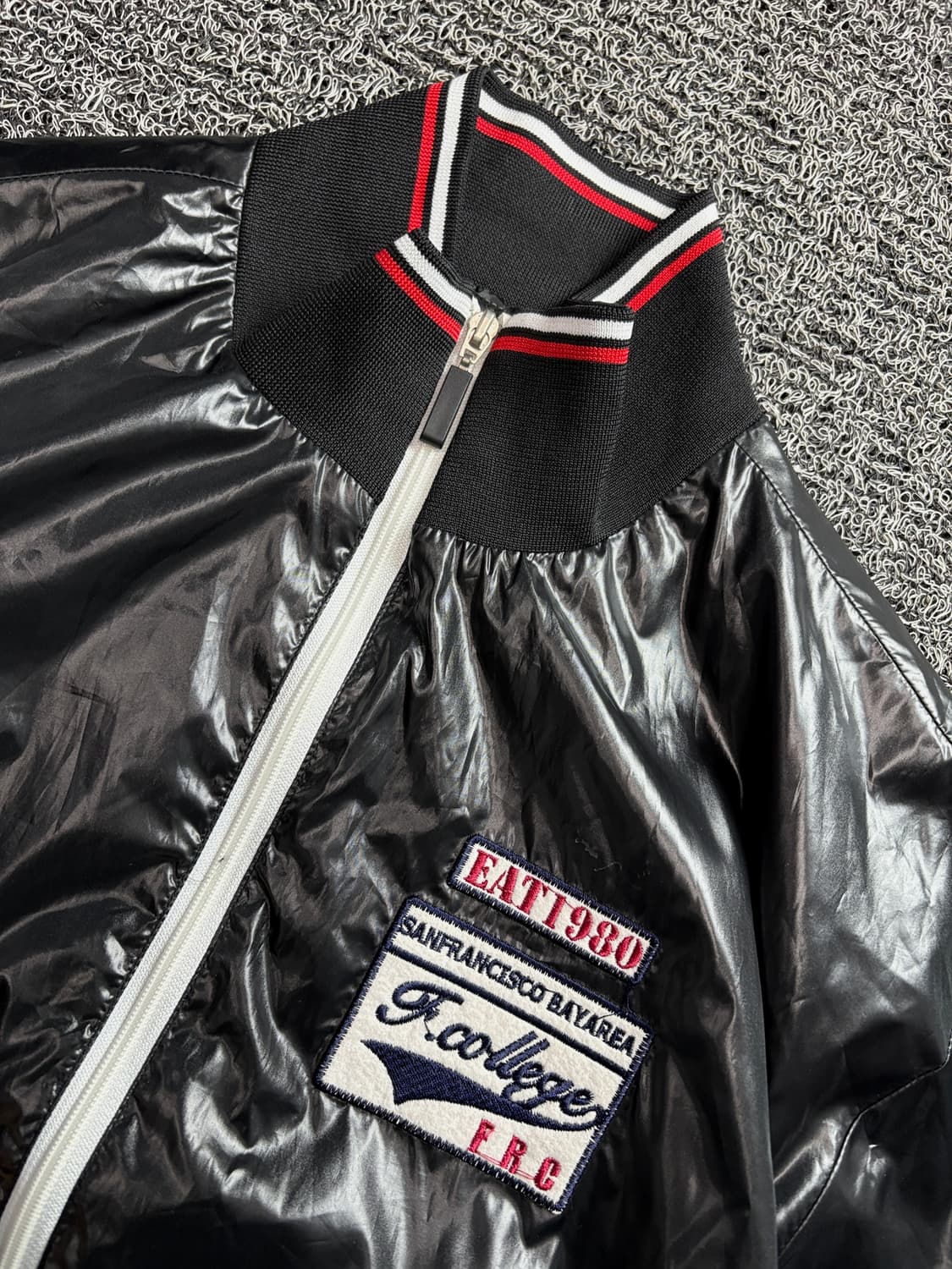 FRANKLYN 빅로고 글로시 바시티 바람막이 자켓 1702 상품이미지3