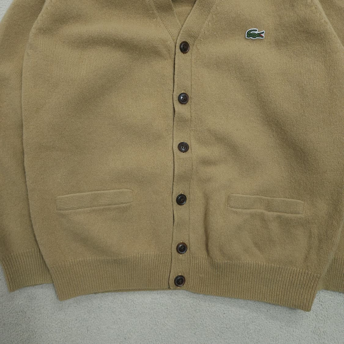 라코스테 울 가디건 XL Made in France 상품이미지2