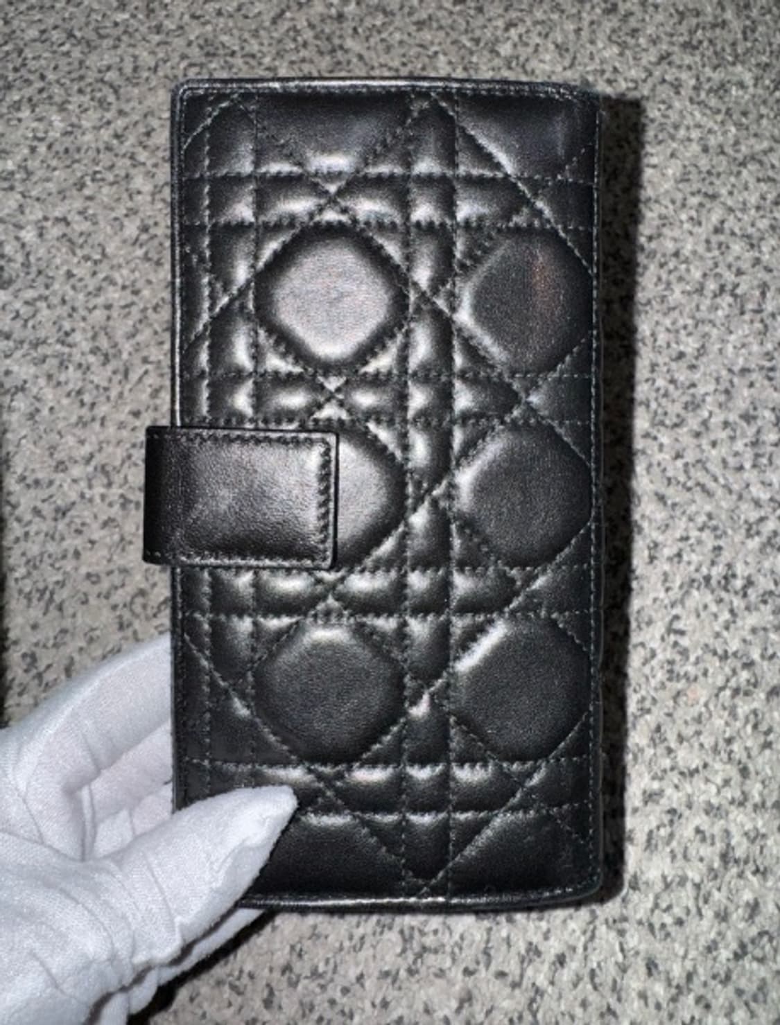 Dior 디올 클래식 램스킨 레더 장지갑 (BLACK) 상품이미지1