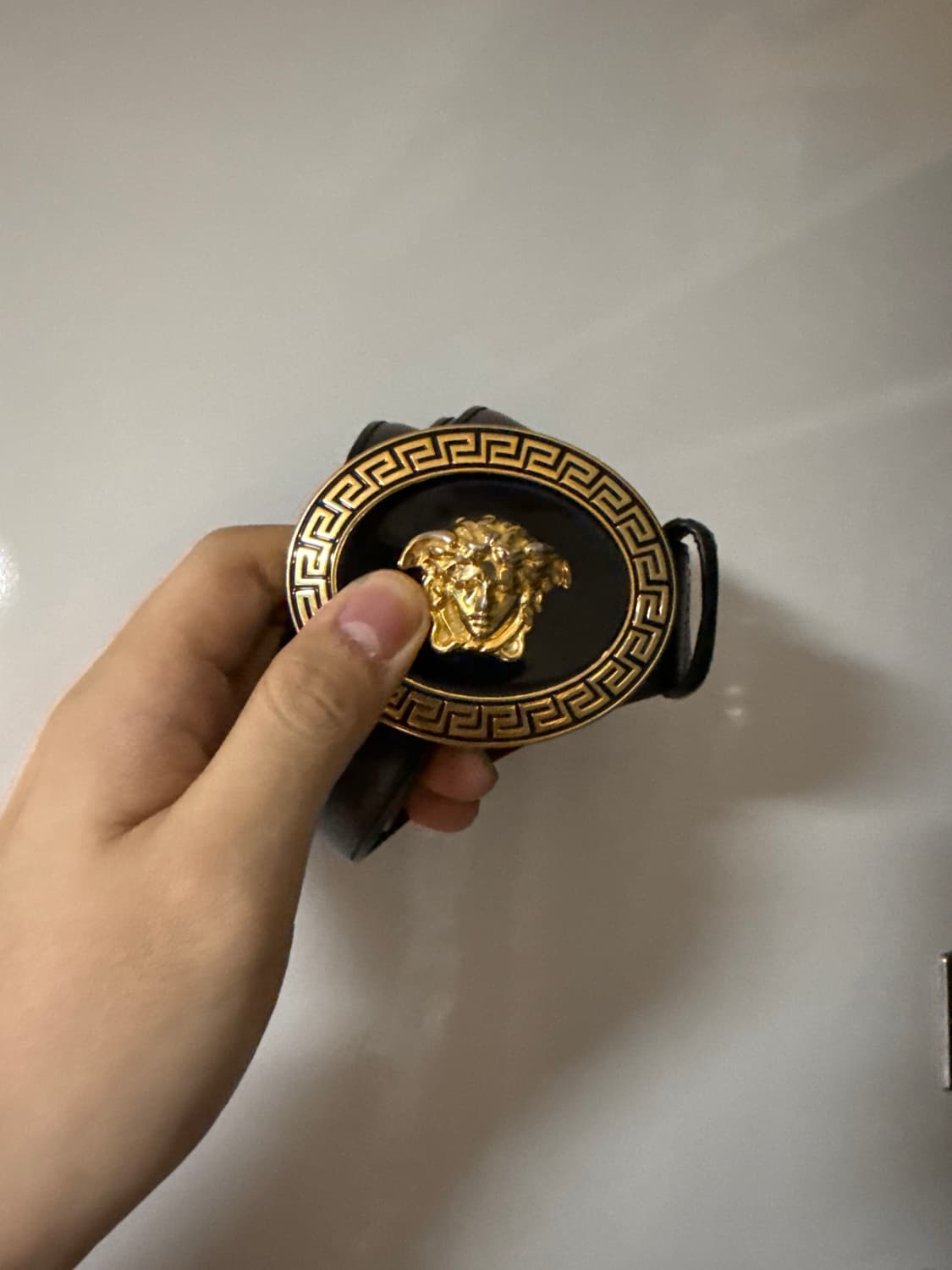 베르사체(현행)메두사 버클 벨트 상품이미지1
