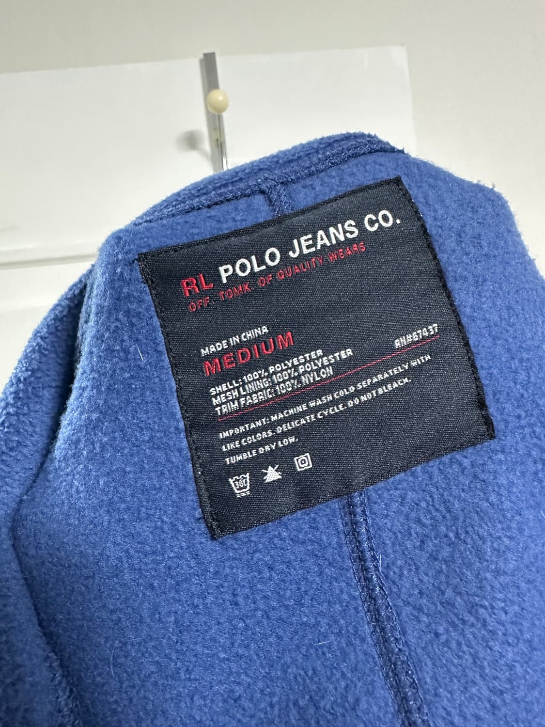 폴로 진스 반집업 플리스 상품이미지3