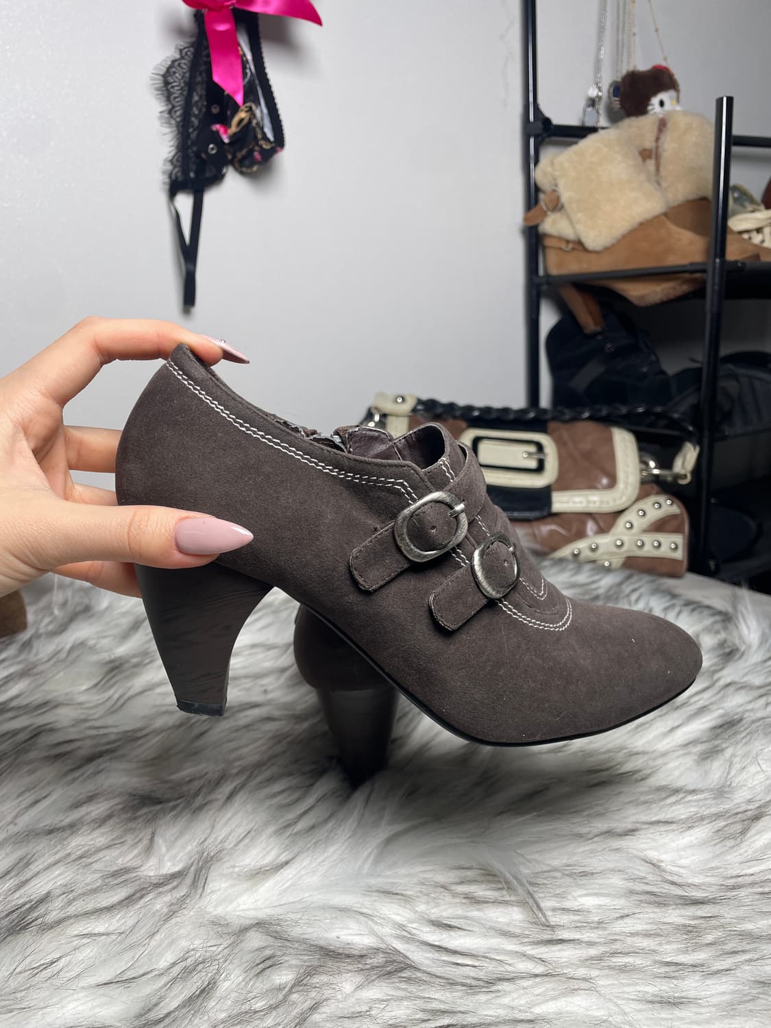 Brown 스웨이드 구두 상품이미지2