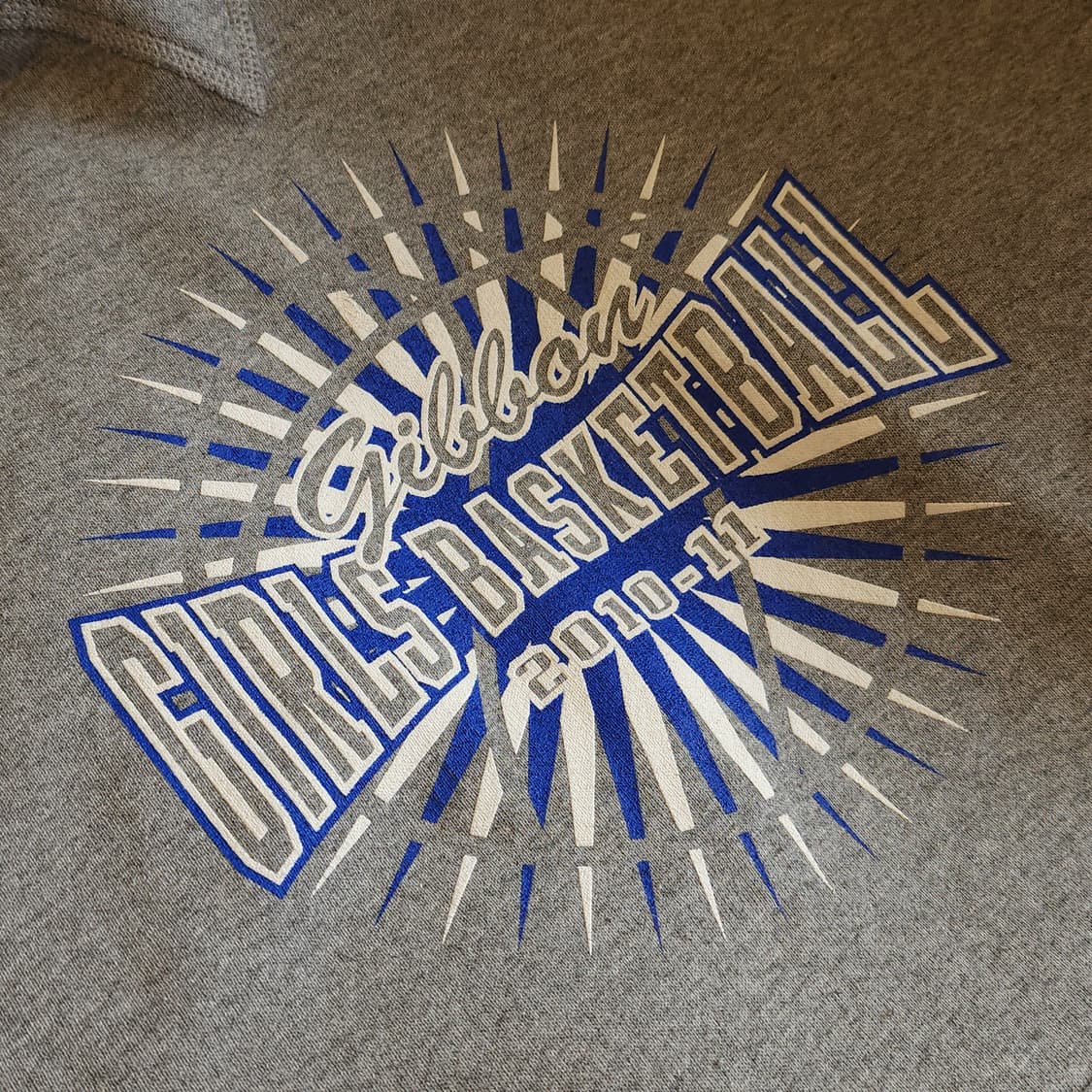 90s 러셀 후드 스웻셔츠 바스켓볼 빈티지 레터링 M 상품이미지10