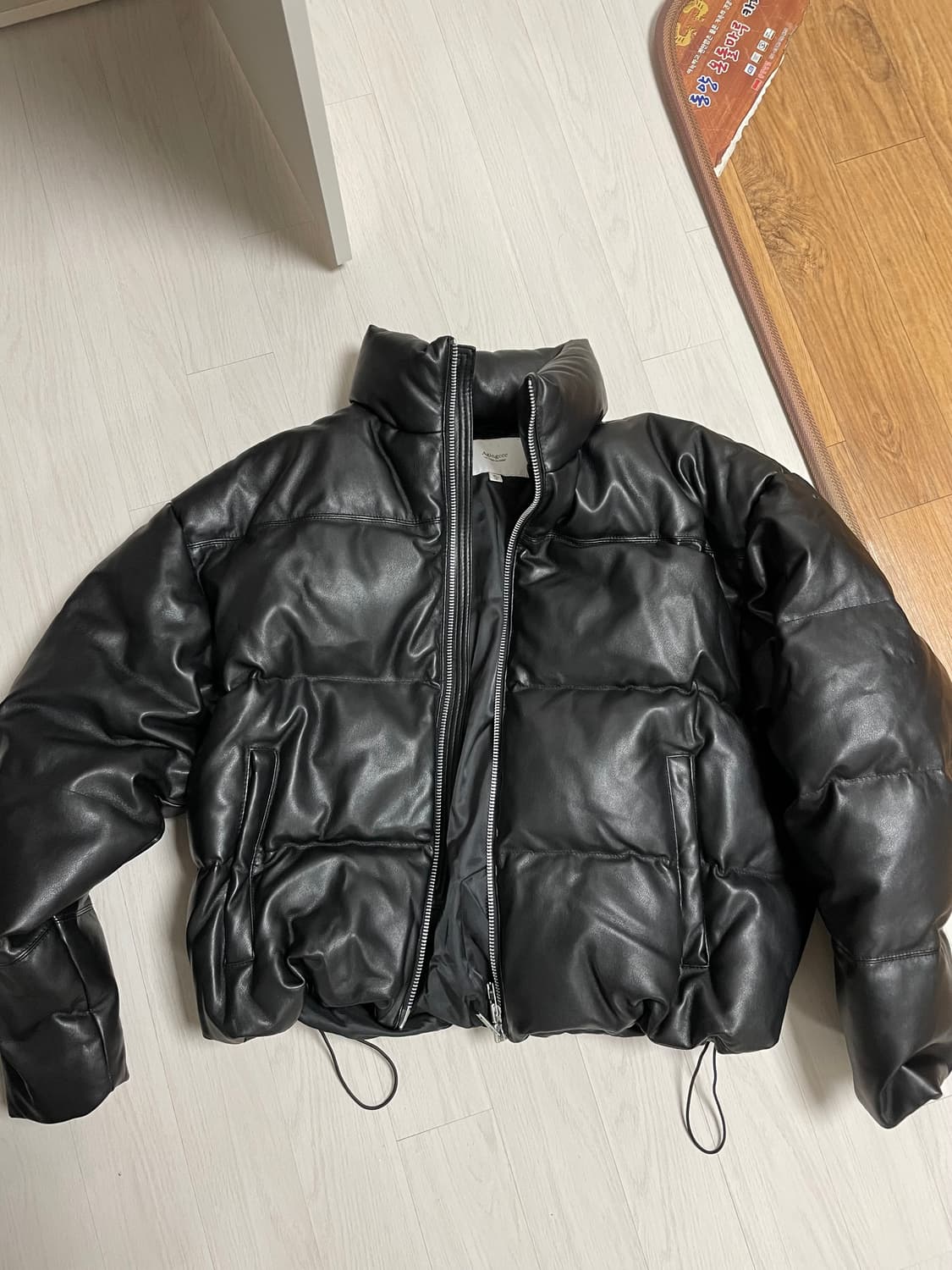 에이징ccc 비건레더 패딩 xl 상품이미지1