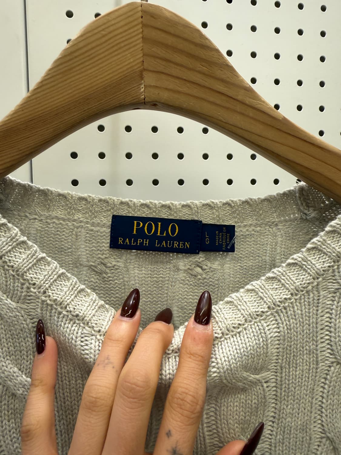 폴로 랄프로렌 시그니처 케이블 크루넥 니트 U1428 상품이미지5