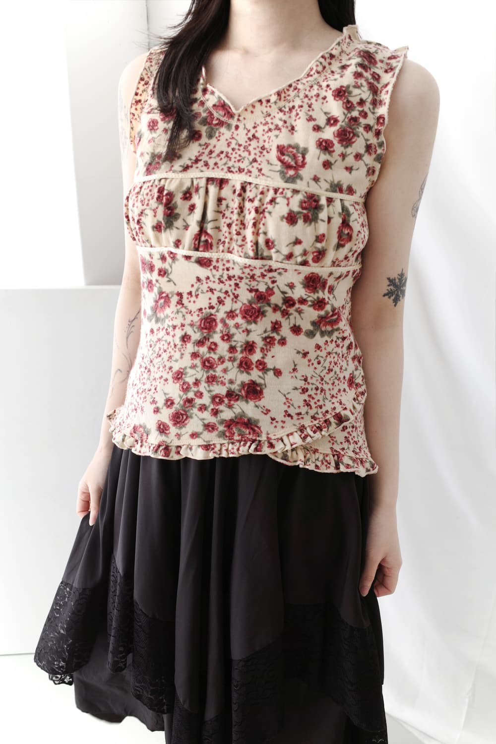 flower frill sleeveless 상품이미지6