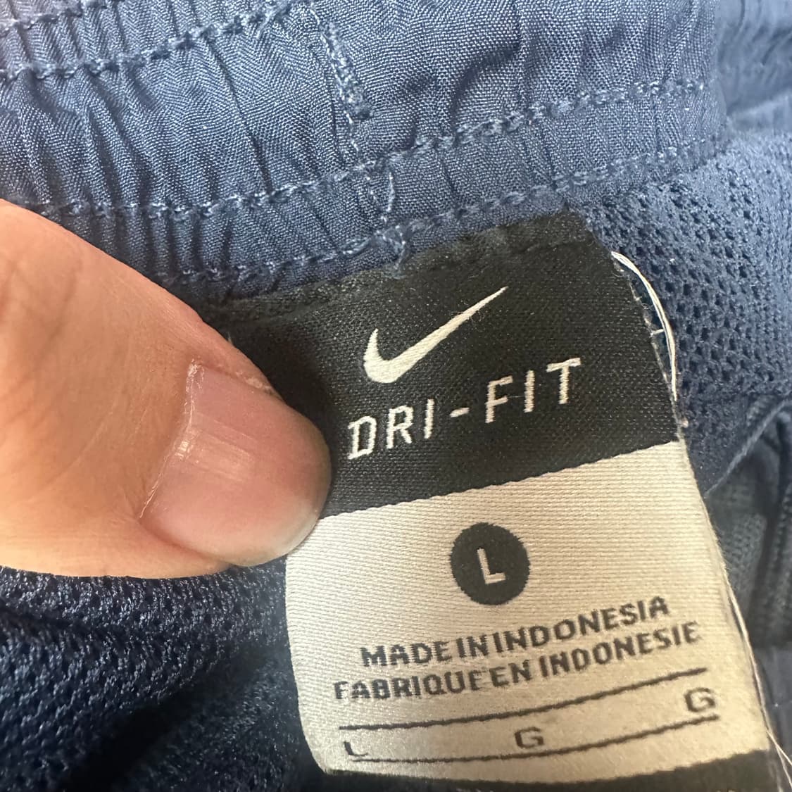 나이키 빈티지 드라이핏 네이비스우시트랙팬츠 L 상품이미지4