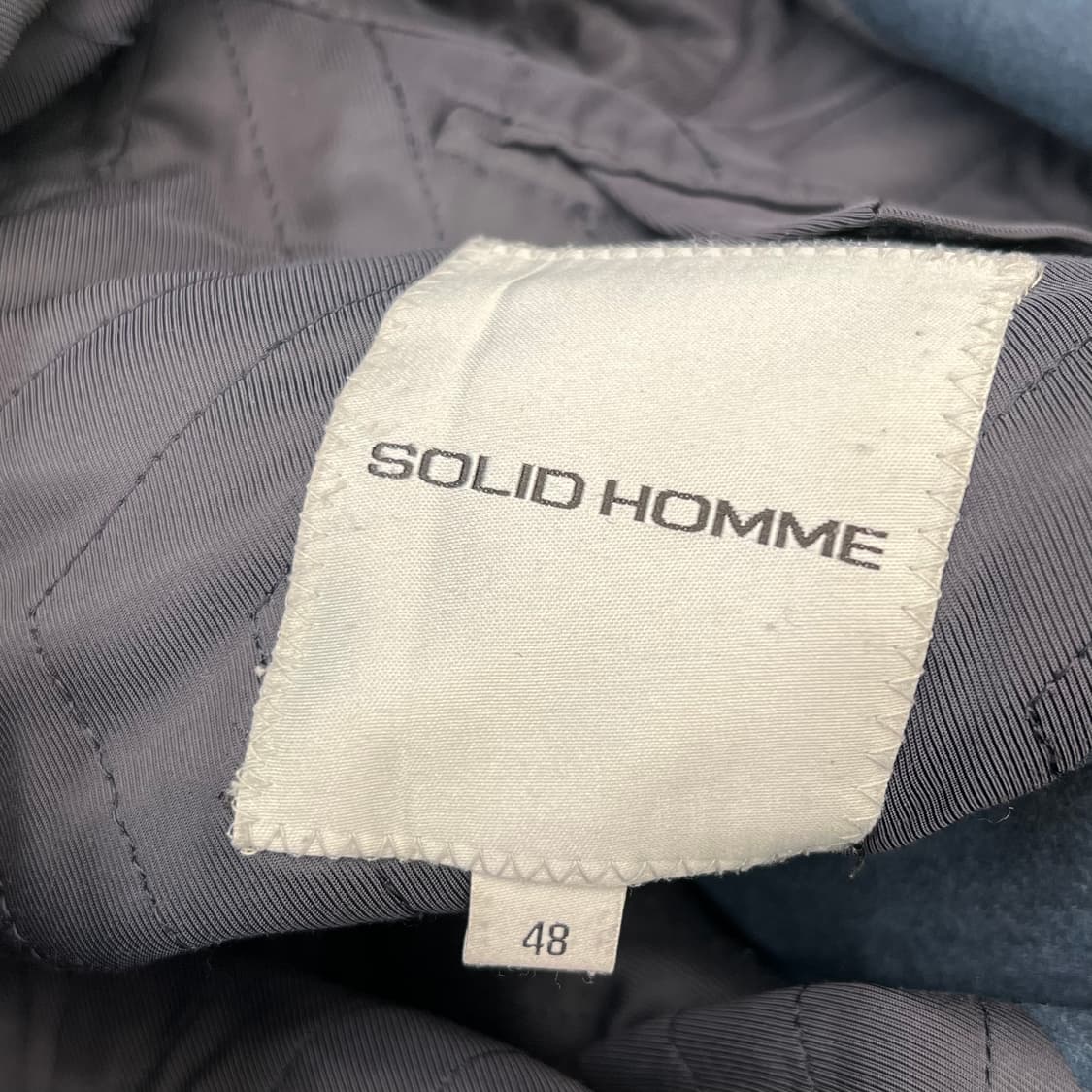 솔리드 옴므 울 후드 코트 r2571 상품이미지5