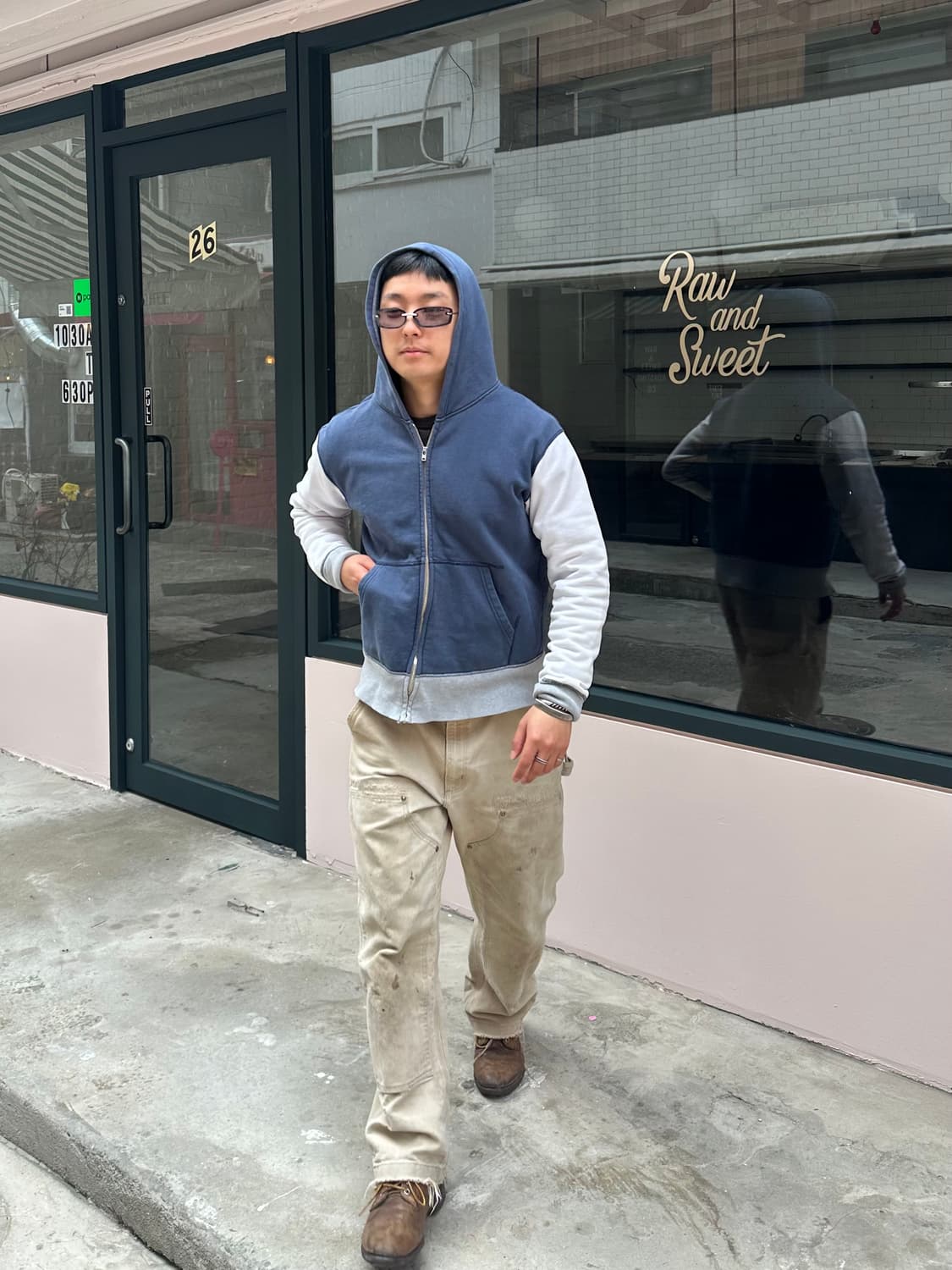 Barns Outfitters color hood zip-up 상품이미지1