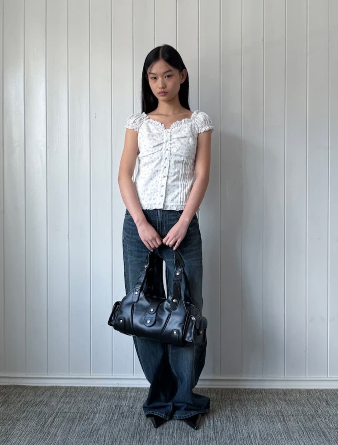 Lots you_Ella Blouse Ivory 상품이미지2