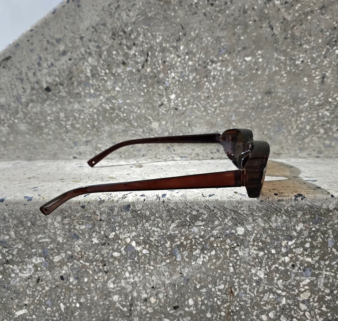 Japan Vintage 고글st 브라운 선글라스 상품이미지4