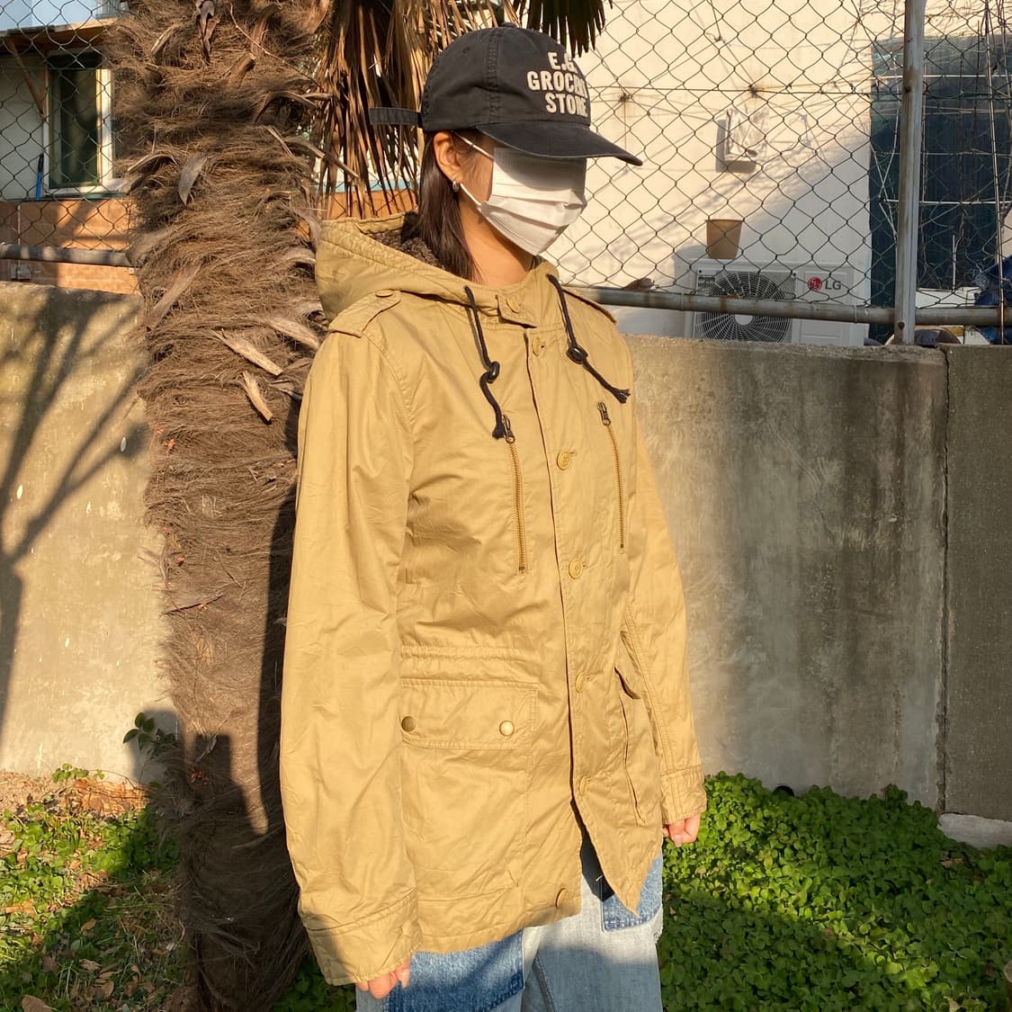 REAL WORDS 멀티 포켓 후드 필드 자켓 상품이미지3