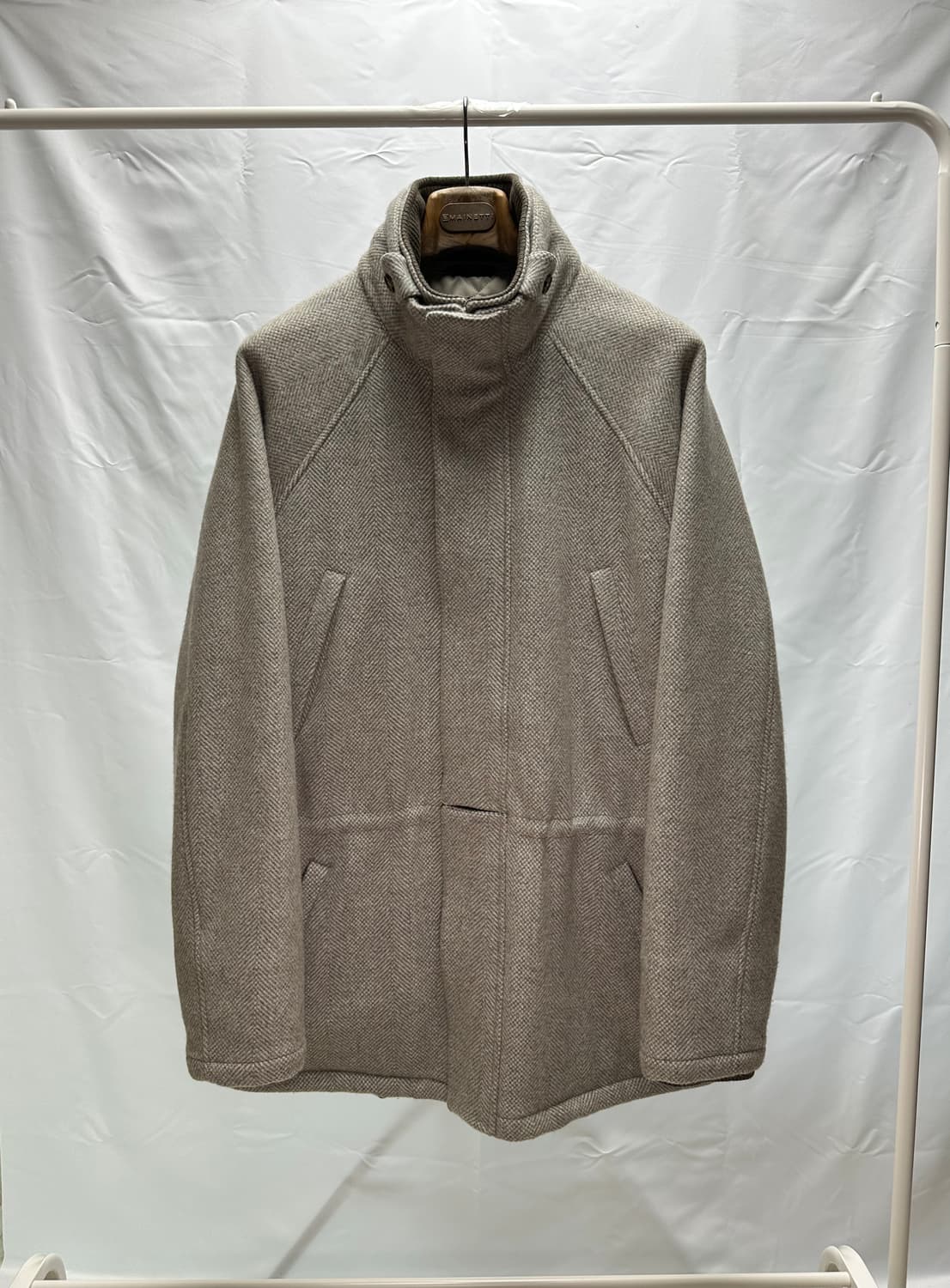 로로피아나 아이서 캐시미어100 헤링본 자켓 XXL(110~115) 새제 상품이미지3