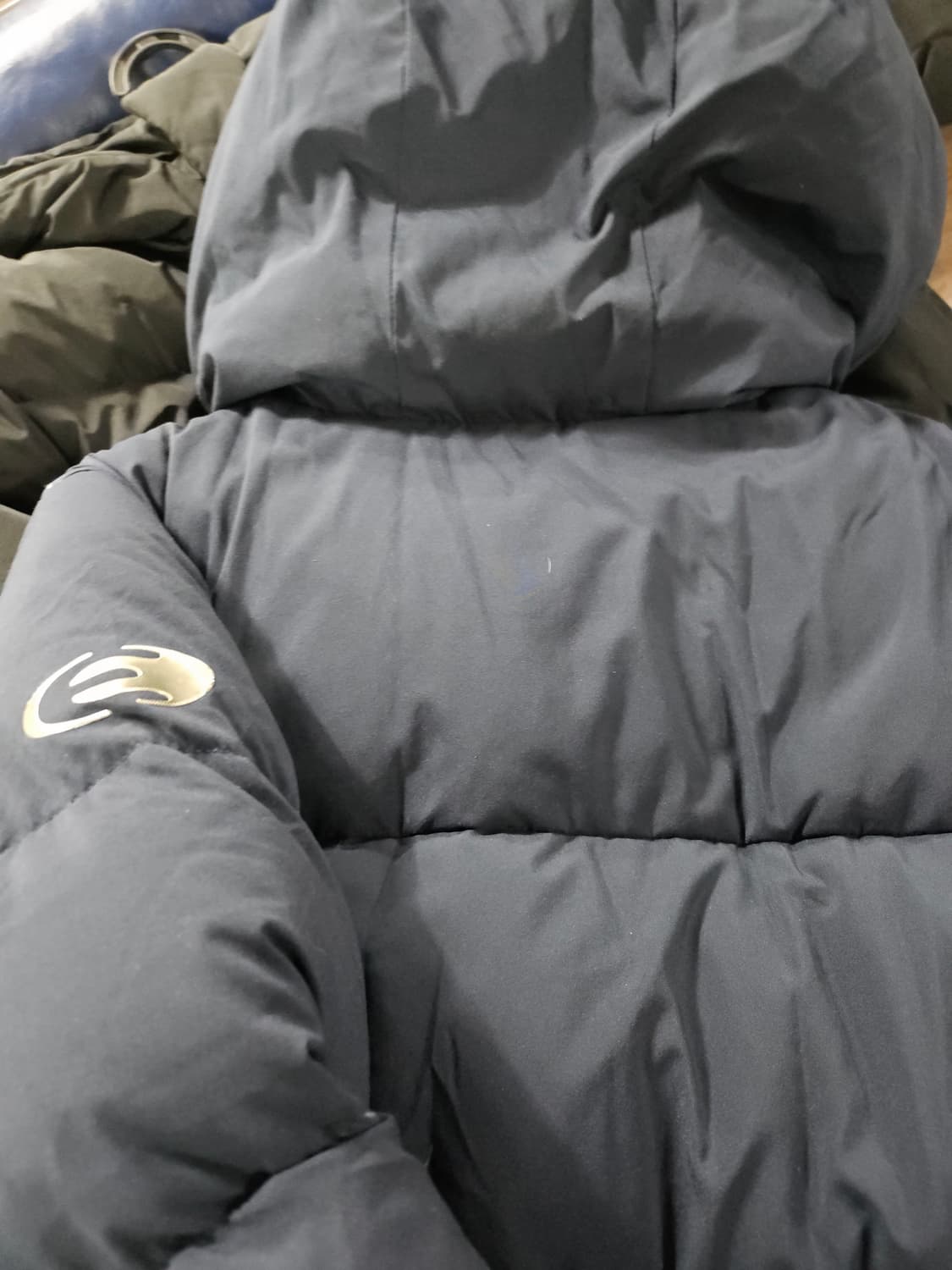 아이더 롱 구스 패딩 네이비 M 상품이미지3