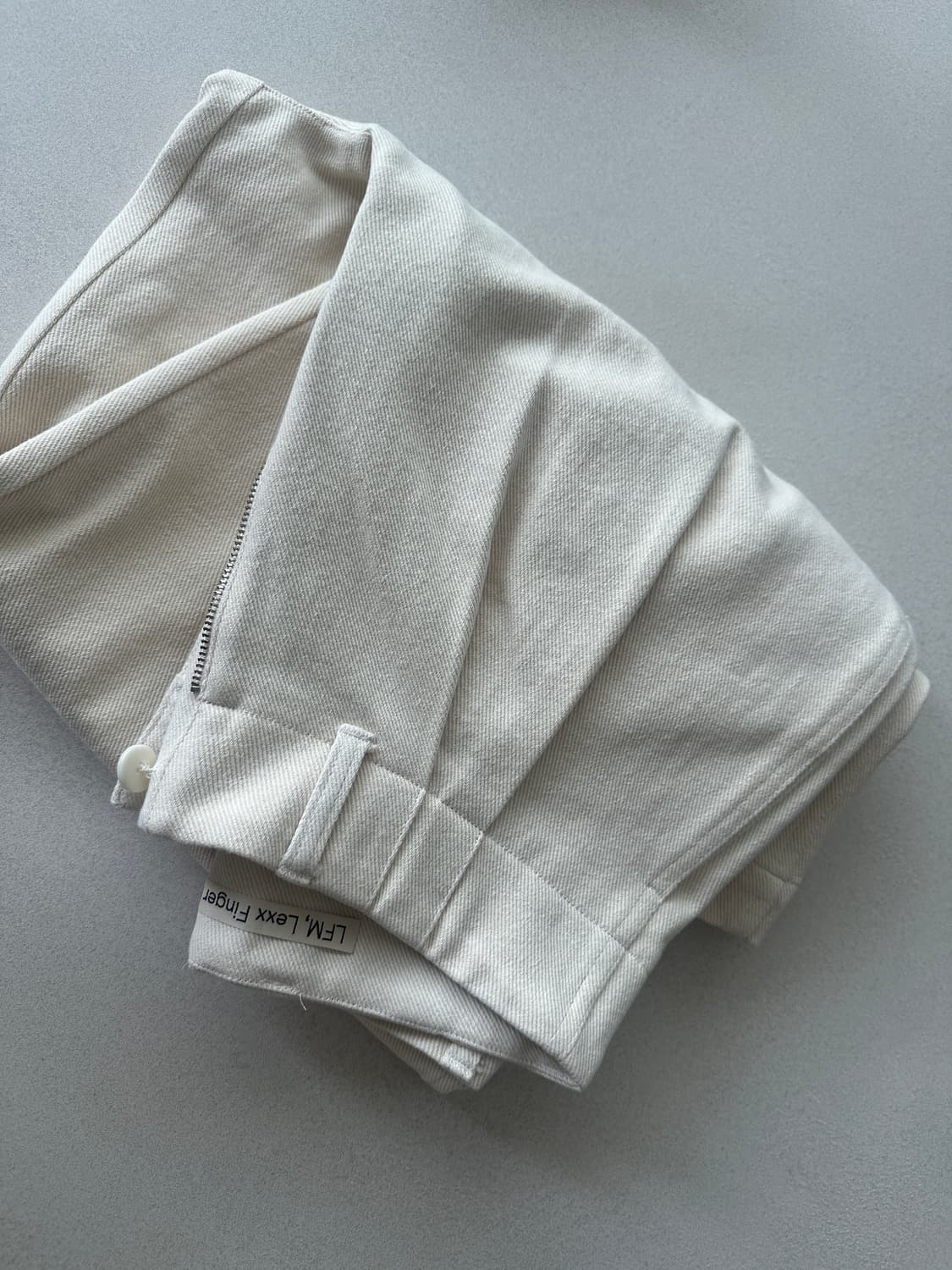 lfm Wide Twill Two-Tuck Pants 엘에프엠 팬츠 상품이미지5