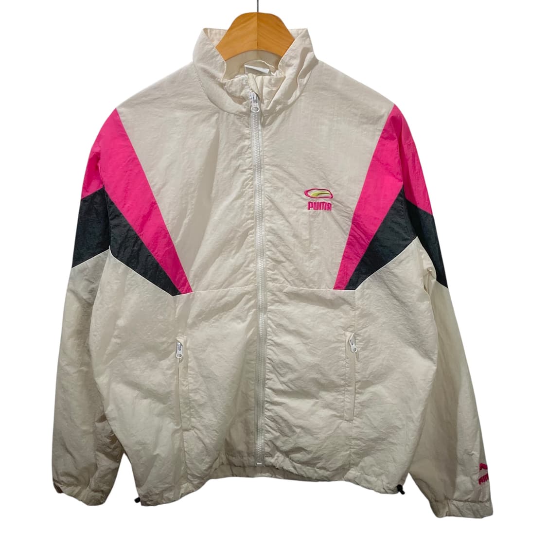 푸마 배색 화이트 바람막이 상품이미지2