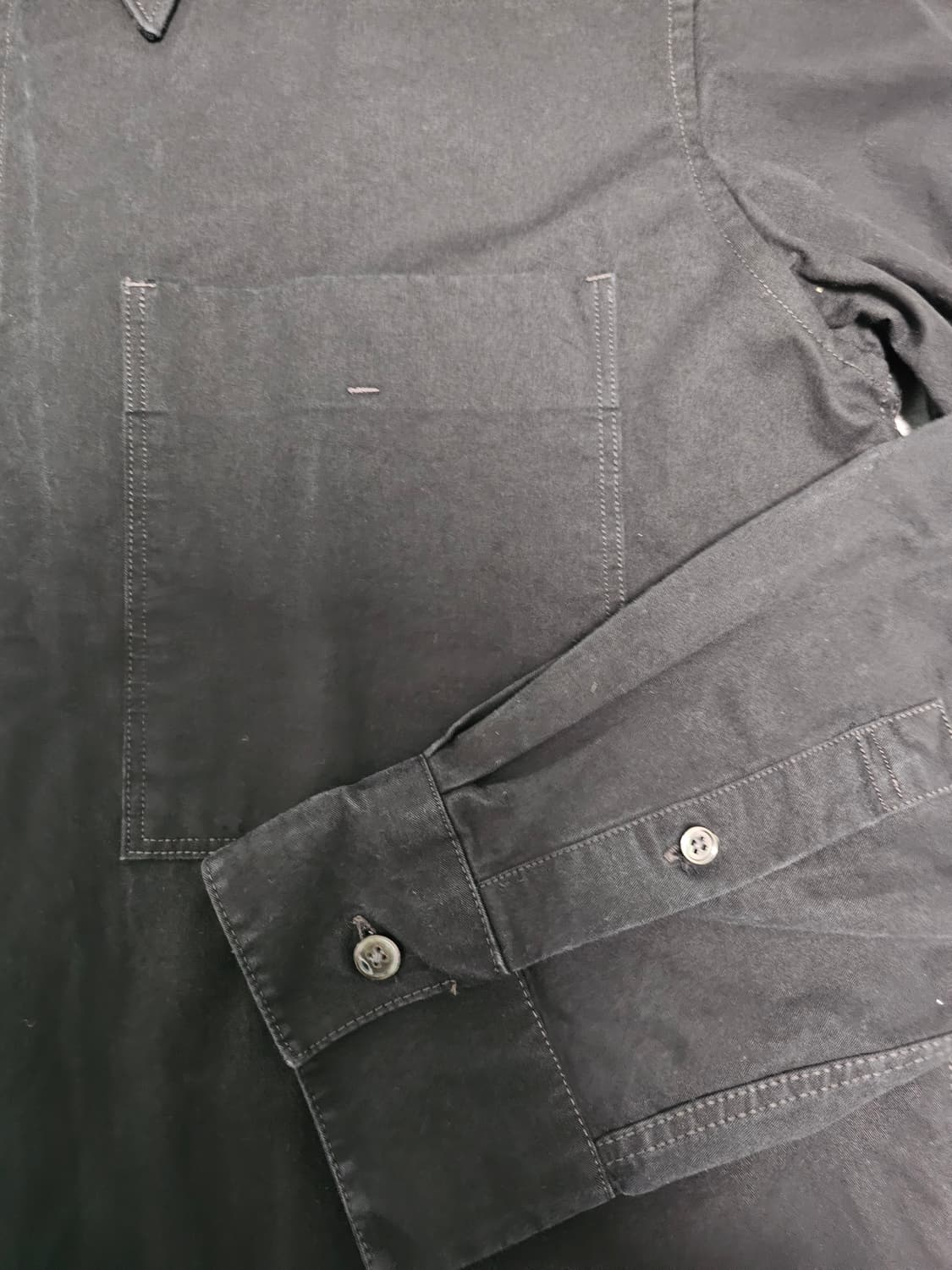 인사일런스 와이드 카라 셔츠 상품이미지4