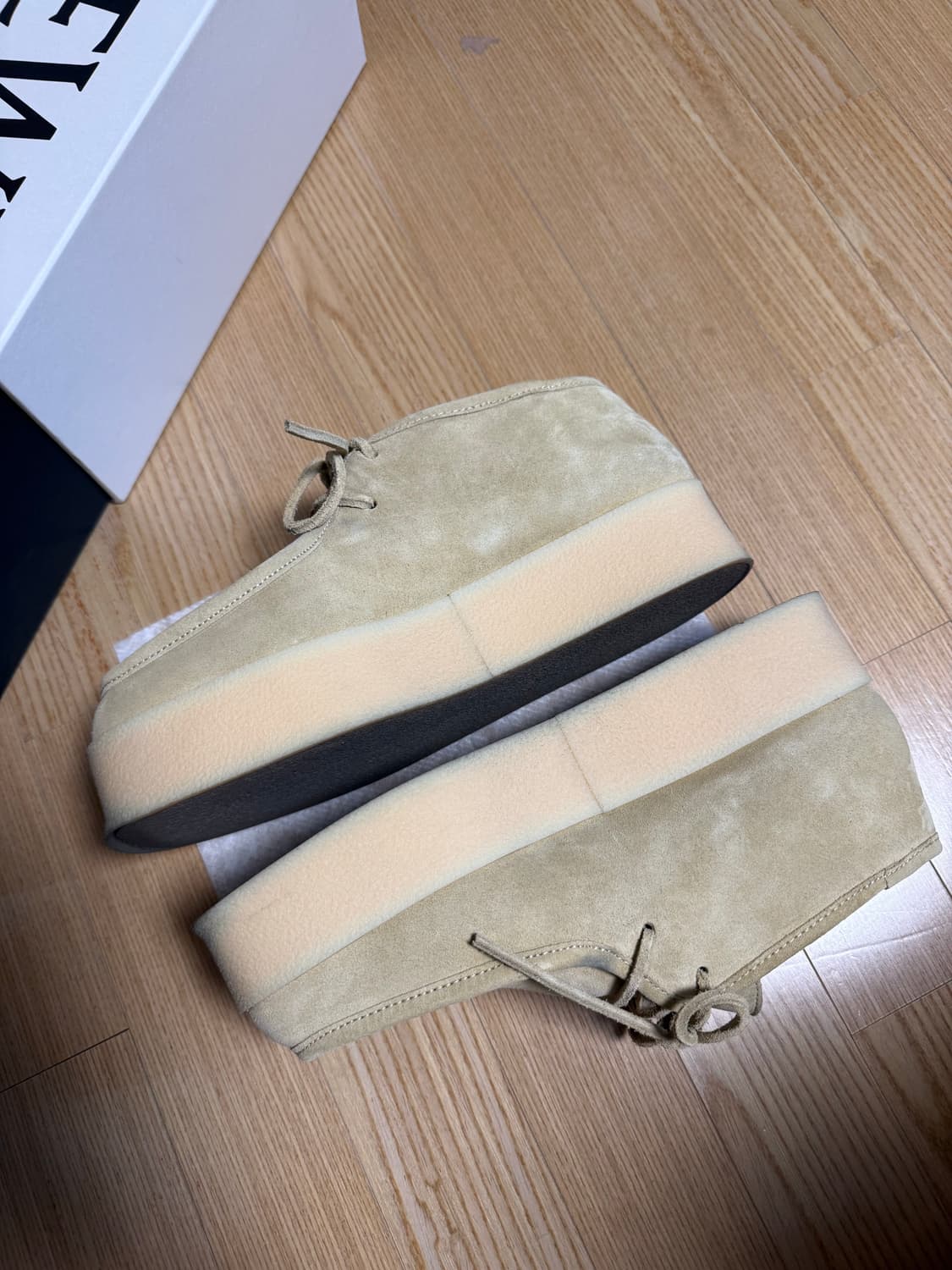 로에베 웨지 레이스업 43 상품이미지5
