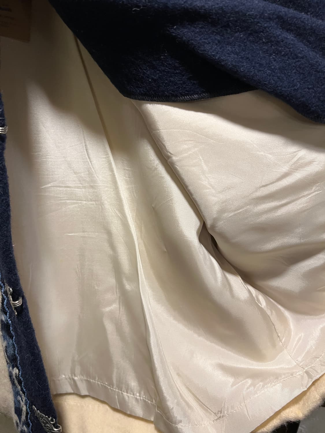 [M]90's 유로 빈티지 페르시안 울 코트 상품이미지7